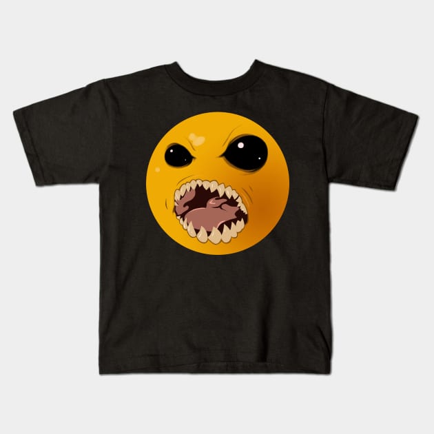 Halloween PacMan Kids T-Shirt by DreamOfDesign